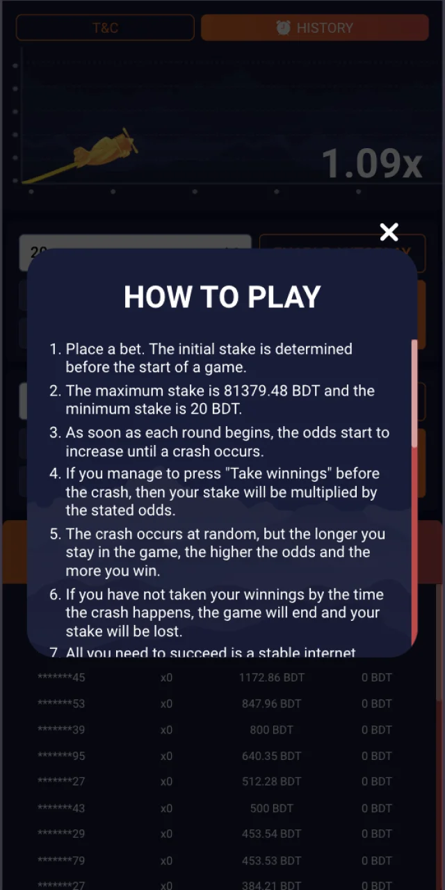Learn how to play Crash in the Melbet app.